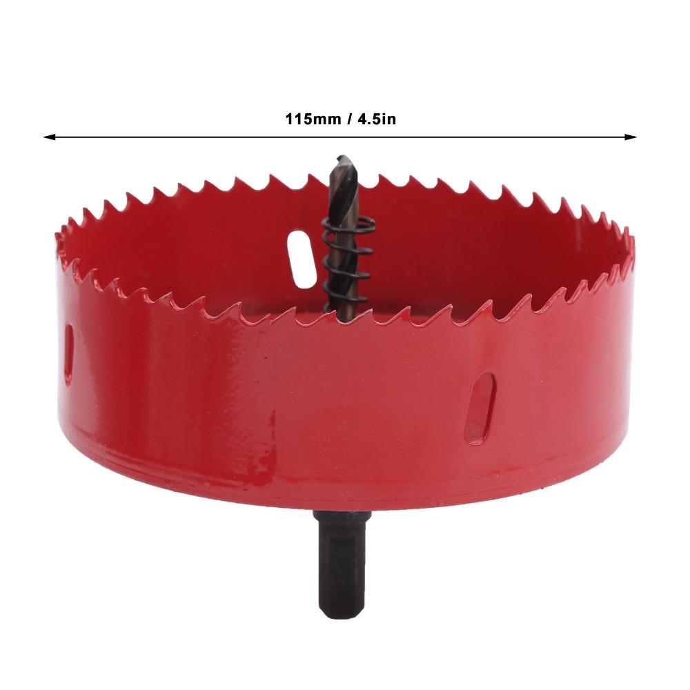 2 Stück 110mm / 4,3in Lochbohrer-Set 105mm / 4,1in Bohrer Lochsäge Lochöffner Werkzeug Für Blech