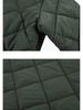 2024 Men's Autumn/Winter Stand Collar Diamond Quilted Jacket - Lightweight, Warm, and Trendy