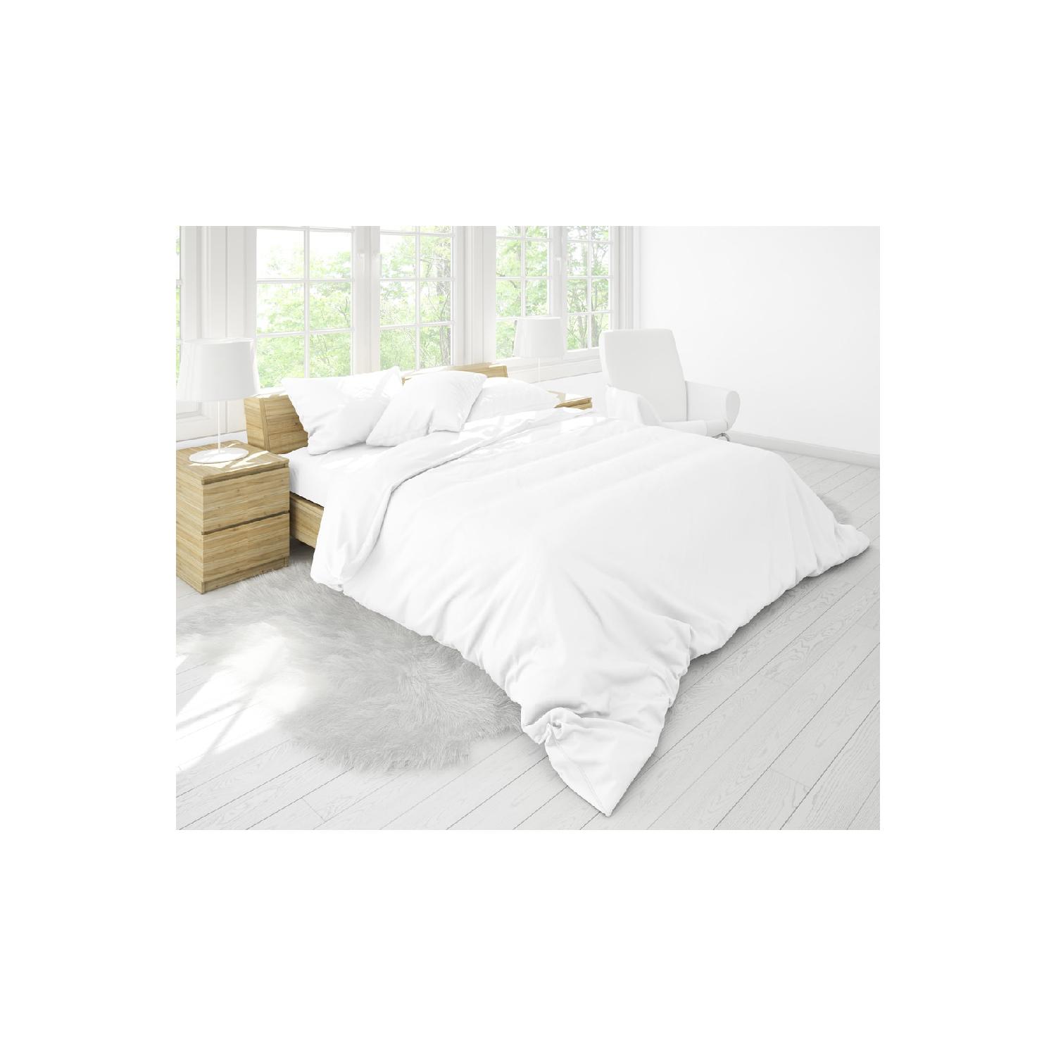 

Домашний комплект Ranforce Luxury Cotton Double пододеяльник - белый