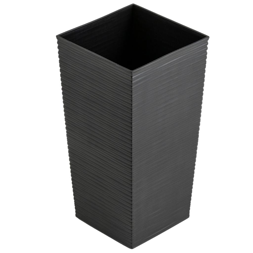Donica Porto Riflo Czarna H36X19X19 Cm