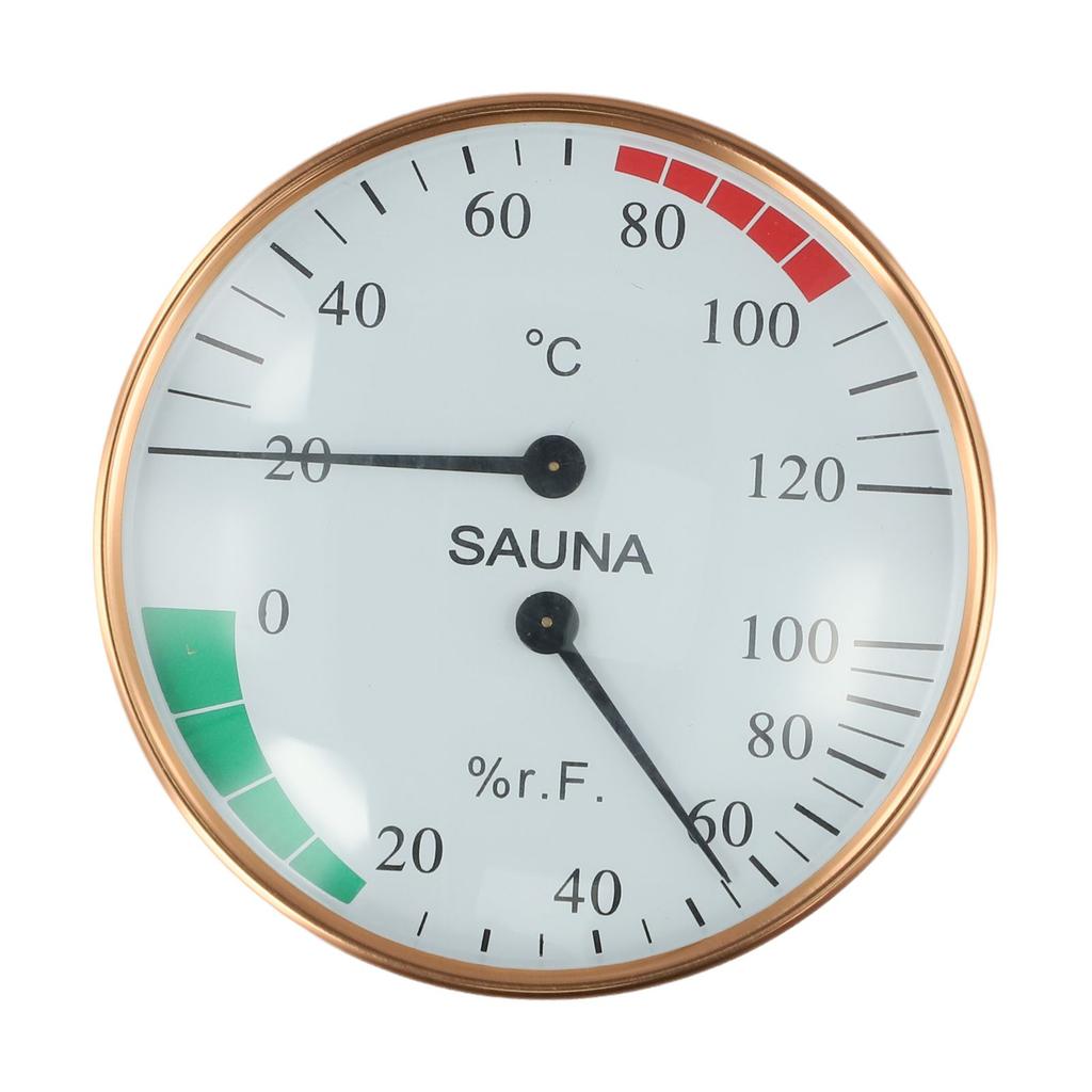High Precision Thermometer Sauna Thermometer Hot Challenge Accurate Humidity Data Arched Glass Face Exquisite And Elegant