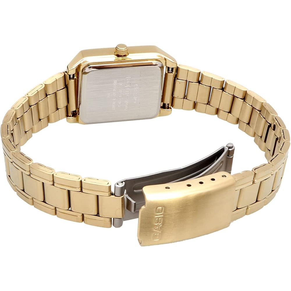 Casio Standard Analogue Ladies Watch LTP-V007G-9E Gold Tone Stainless Steel 30m Water Resistant