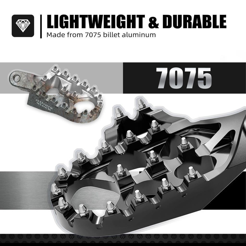 Für Husqvarna 2024-2025 TE 300 TE 250 FE 250 FE 350 FE 450 501 Verlängerte Fußrasten Fußstütze TC 125 FC 250 FC 450 TX 300 2023-2025
