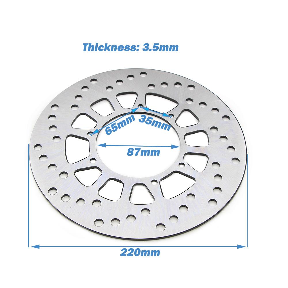 Motorcycle Front Brake Disc Rotor For Yamaha XTZ125 2004-2010 TW125 1999-2004 YZ125 YZ250 S/T DT125 LC 1986 1987 DT200 2LR 1987