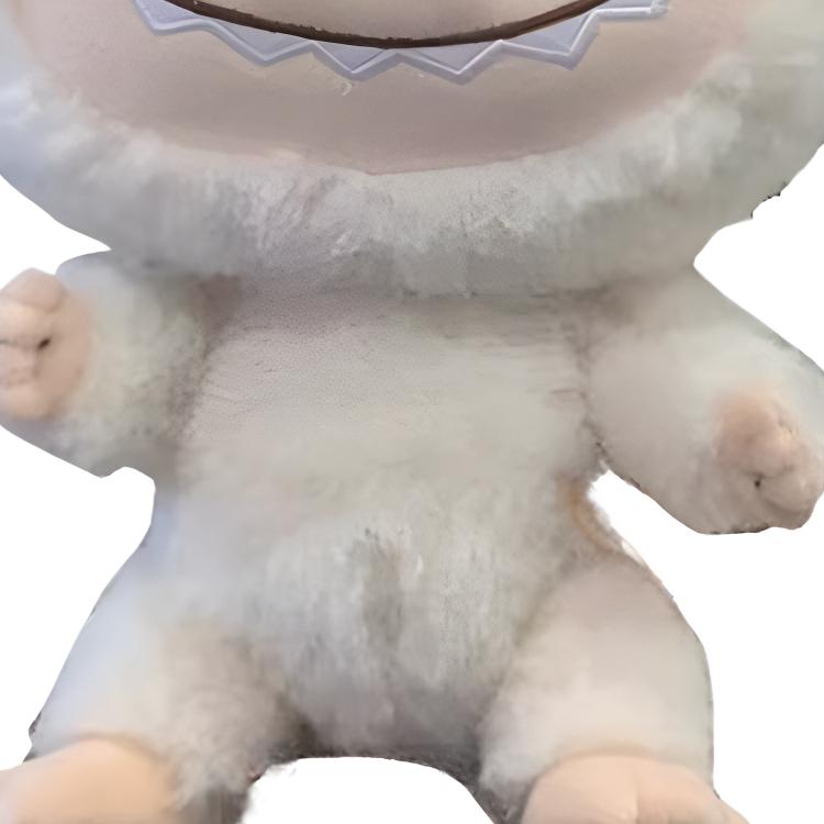 New POP MART Labubu Plush Doll White, Medium Size Trendy Figures 35cm PPMT-2407-0052