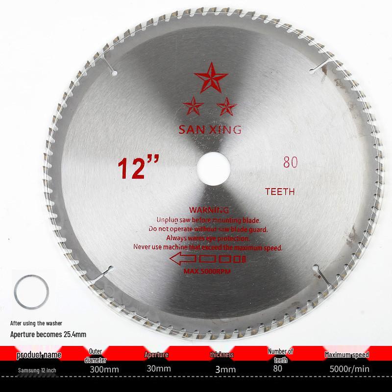 10" Woodworking Saw Blade - 255MM/300MM Cutting, 14" Steel & Alloy Wood Saw Blade