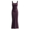 European/American Satin Spaghetti Strap Classic Evening Gown for Women