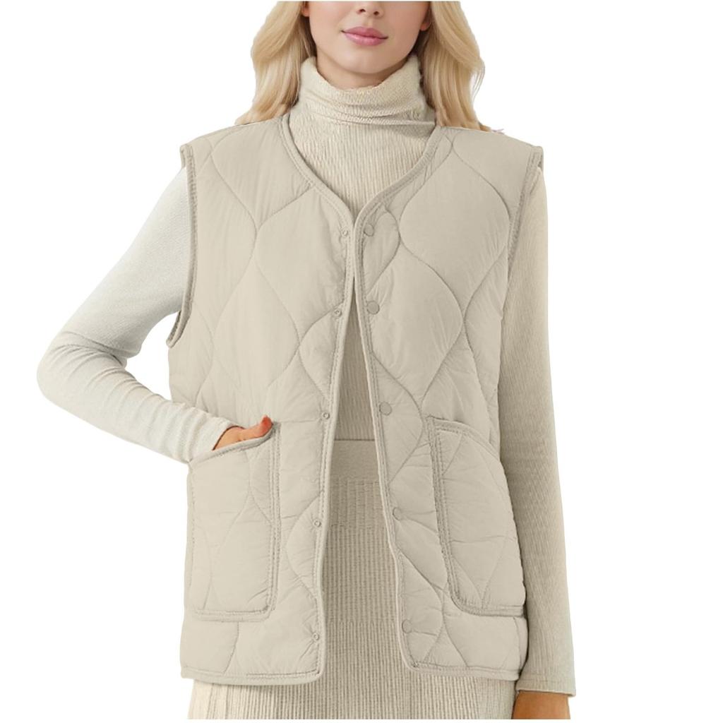 Women's Fashion Light Jacket Stand Collar Multicolor Zipper Button Coat