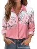 Women's Shirt Printed Floral Loose Shirt Women's Top
