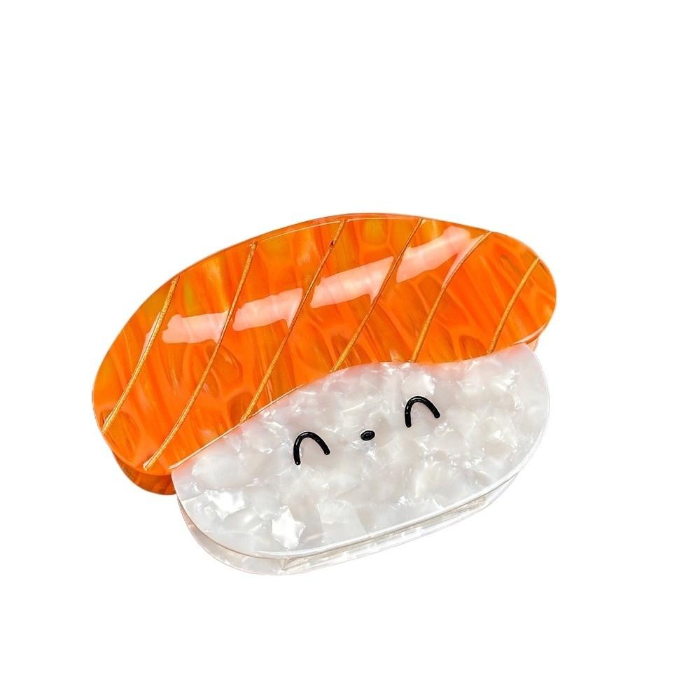 Cute Small Shark Clip Korean Style Acetic Acid Claw Clip Hairpin Sushi Hair Clip  Headwear