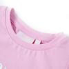 Children's T-shirt with Lilac Ruffle Sleeves 92/104/116/128/140