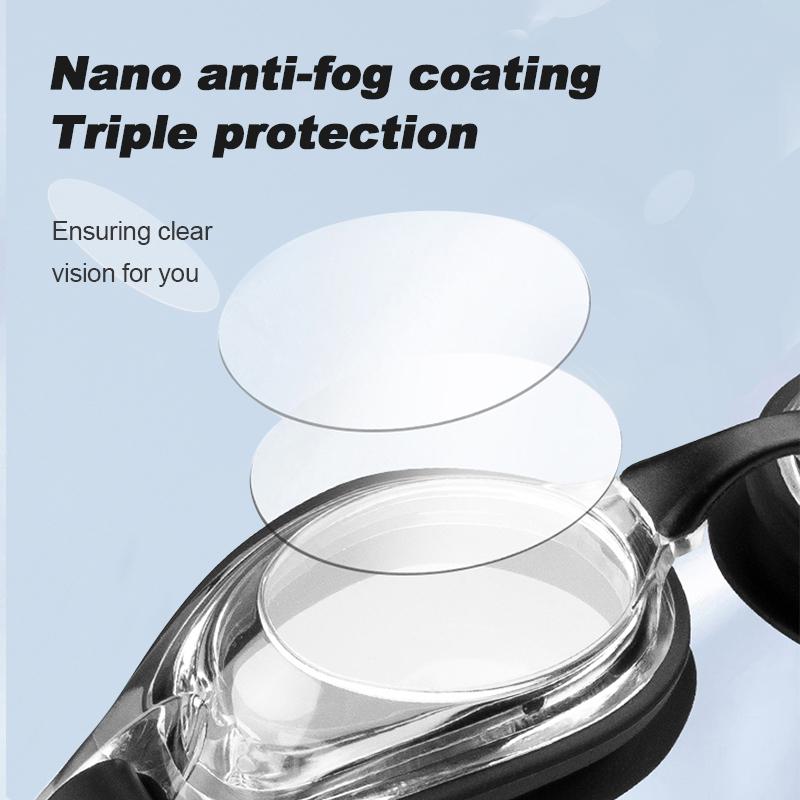 Professional Competition Silicone Racing Swimming Goggles for Men and Women Anti-Fog and Waterproof for Adults Training