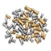 10pcs/Lot Bamboo Shape Stainless Steel Beads Spacer Beads Gold Color Loose Bead For Diy Jewelry Making Necklace Bracelet Earring