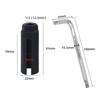 1set 22mm Narrow Mouth Oxygen Sensor Sleeve 1/2inch Drive Slotted Oxygen Sensing Drive Socket Wrench Tool For Car Repair