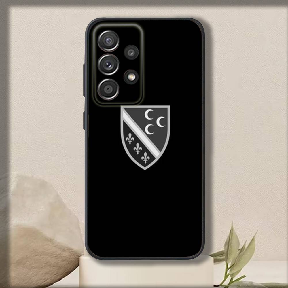 S-Sandzaks Flagge Handyhülle Für Samsung S 25,24,23,22,30,21,10,9,Ultra,Plus,Lite,FE,4,5 G Weiche Schwarze Hülle