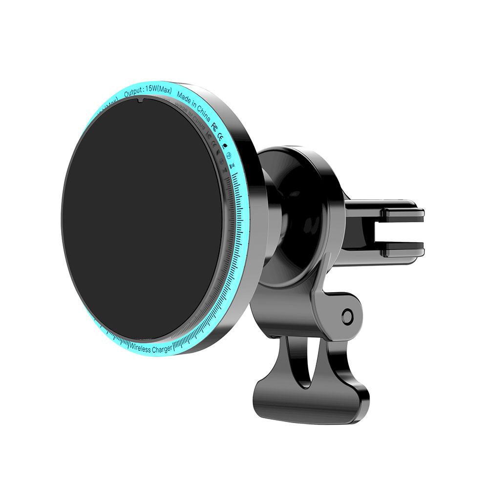 Magnetic Wireless Charger Car Holder For Macsafe Max Pro Fast 2A Wireless 15W 14 Mount C W6D6