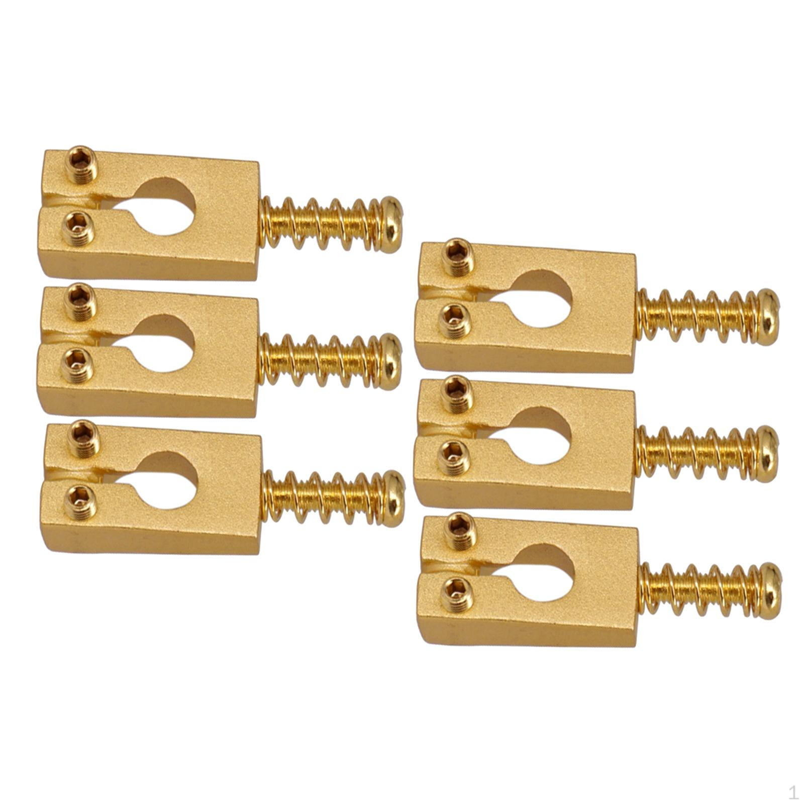 

Гитарные седла 10.5x20 с замком для бриджа ST gold