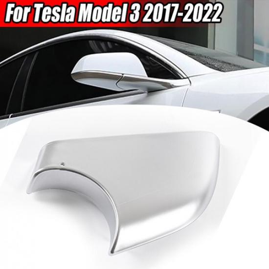 For 2017-2022 Tesla Model 3 Right Side Wing Mirror Cover Cap Lower Holder Chrome