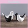 Contemporary Ceramic Bird Figurine With Minimalist Finish For Wedding And Party Gifts