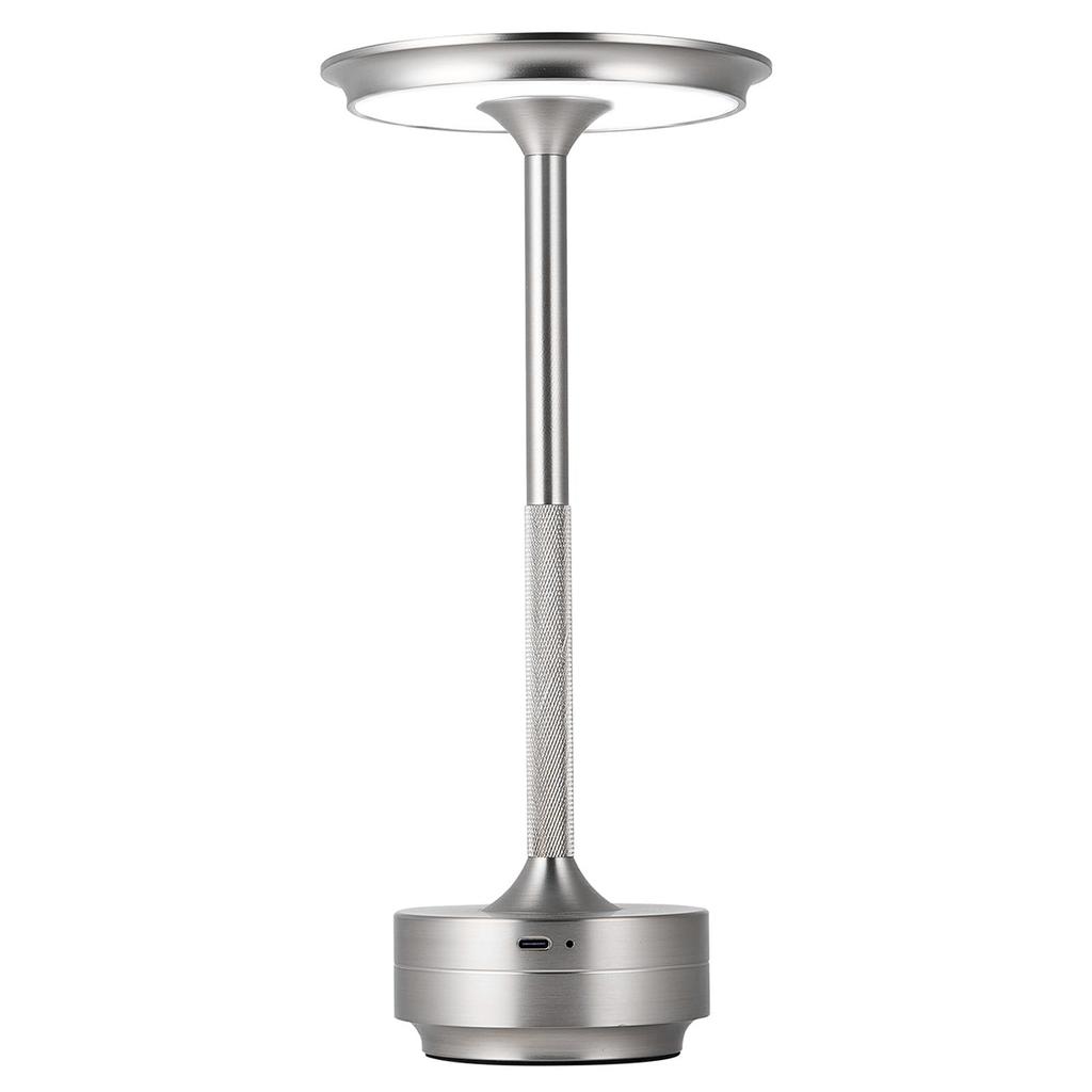 3 Color Table Lamp Restaurant Black Silver Touch Rechargeable Led Gold Usb Lamps Dimmable Bedside Portable Room Creative For Bar