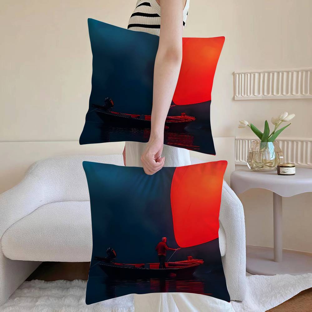 Creative Heart Stealing Pillow Case Sofa and Living Room Decorative Cushion Covers Dust-proof and Mite-proof Invisible Zipper