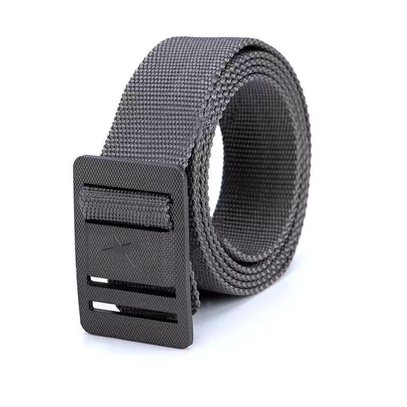 Тактический тканый тренировочный ремень с пряжкой из сплава 1