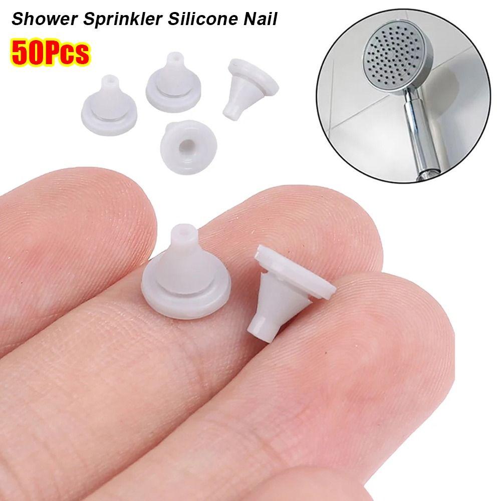 50Pcs Silicone Shower Head Spout Parts Rubber Sprinkler Nozzle Nipple  for 4mm Opening Size