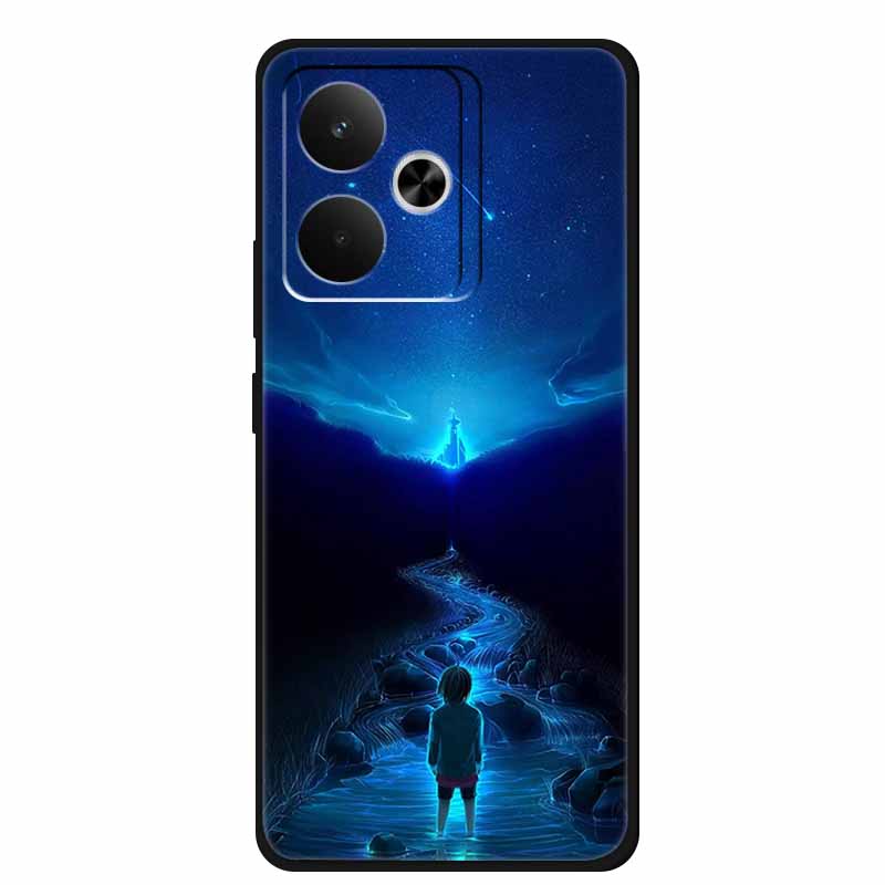 For Realme GT7 GT 7T Phone Case 7 T Bag Black Silicone Soft Back Cover Case For Realme 14 4G 15 Pro Cases Coque Protective Shell