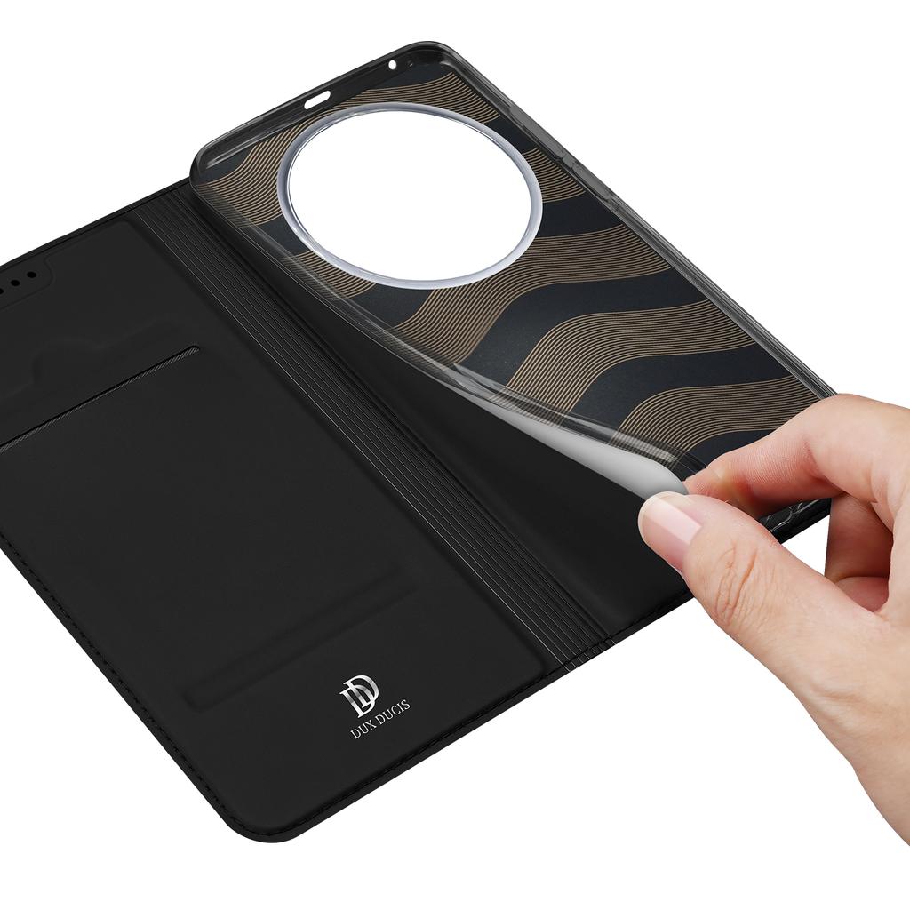 For Honor Magic8 Lite 5G/X9d 5G/X70 5G Case DUX DUCIS Skin Pro Series Leather Stand Cover Card Holder