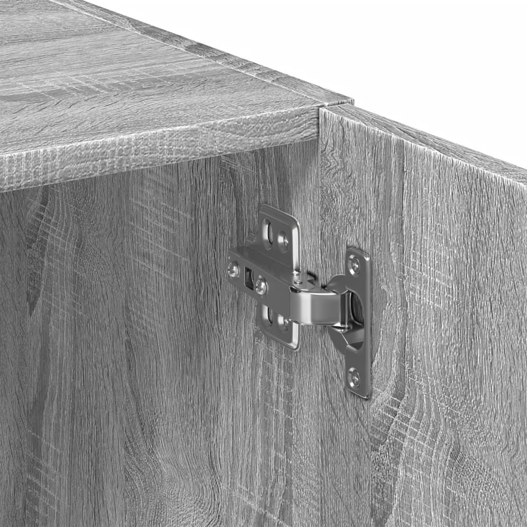 Tall Cabinet Gray Sonoma 70 x 42.5 x 225 cm Particleboard