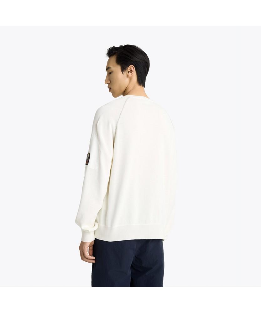 PARA JUMPERS Men'S Sweater Bar-Star White (26Smpmknrk08Pj0290)