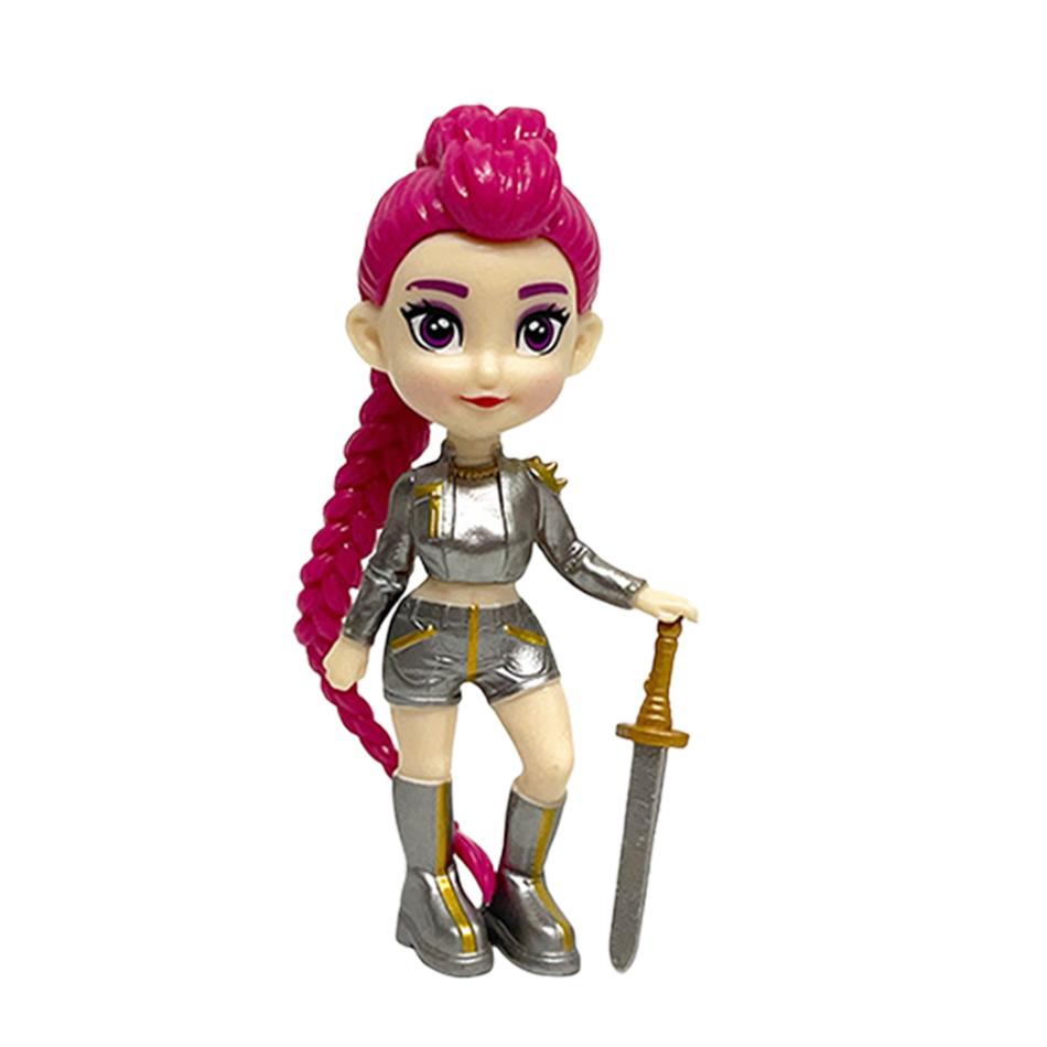 NEW Kpop Devil Hunter Rumi Zoe Mira Anime Polyvinyl Chloride Character Collection Desktop Trinkets Childrens New Year Gift