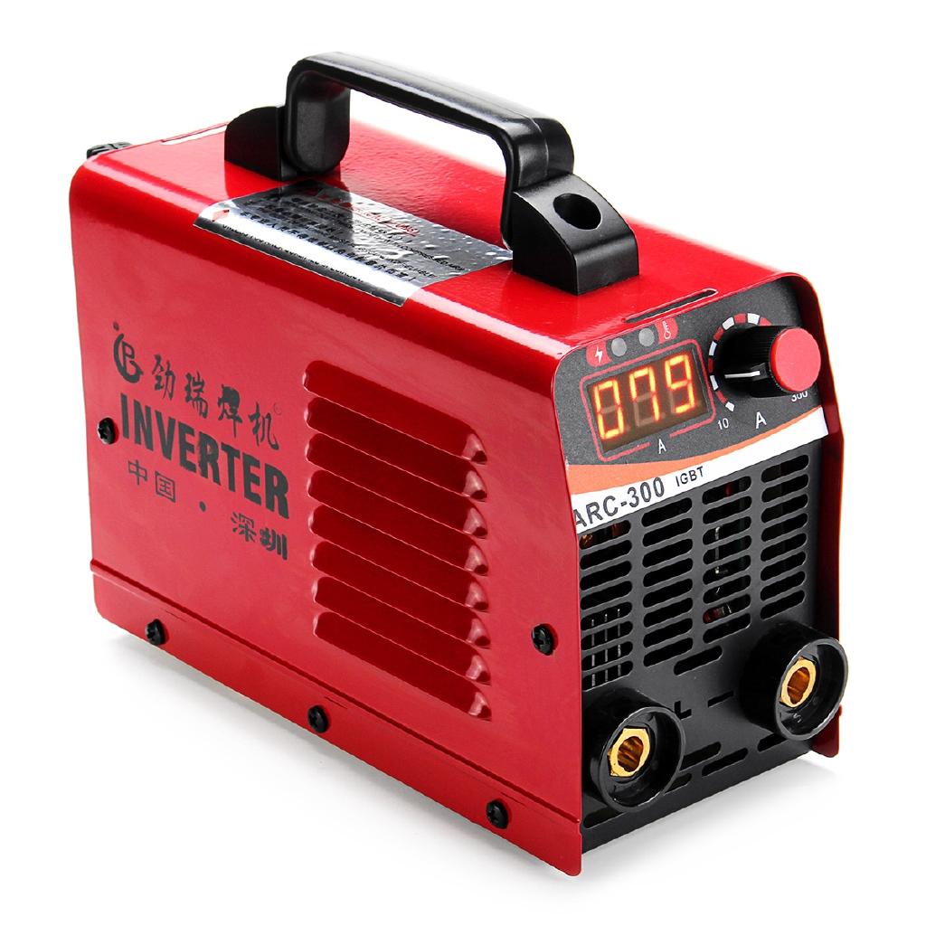 220V LCD Elektrischer IGBT Inverter ARC-300 MMA ARC ZX7 Tragbares Schweißgerät Lichtbogenschweißer (Zufällige Farbe)