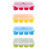 Silicone Soup Ice Cube Molds with Lid Food Meal Molds Multipurpose Freezer Soup Tray  Soup Storage