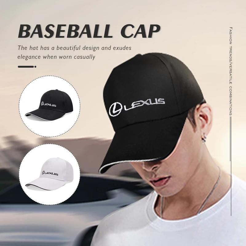 Car Logo Adjustable Baseball Hat Outdoor Duck Tongue Cap For Lexus F SPORT ES RX NX LS UX LM LX GX LC RZ IS CT GS RC HS SC LXB FX6