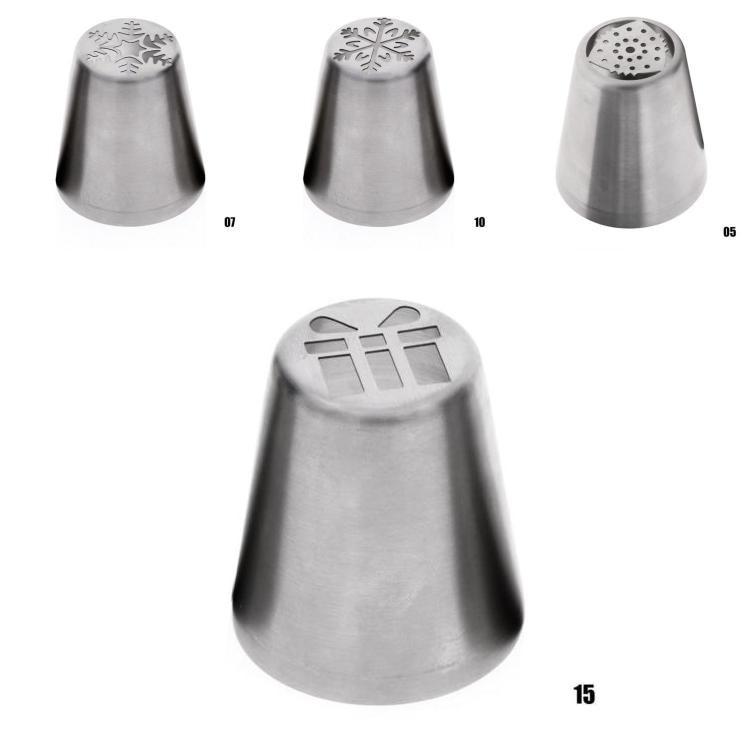 Premium Quality 1pc Christmas Tree Icing Russian Piping Tip Leaf Nozzle Cupcake Set For Effortless Decorating