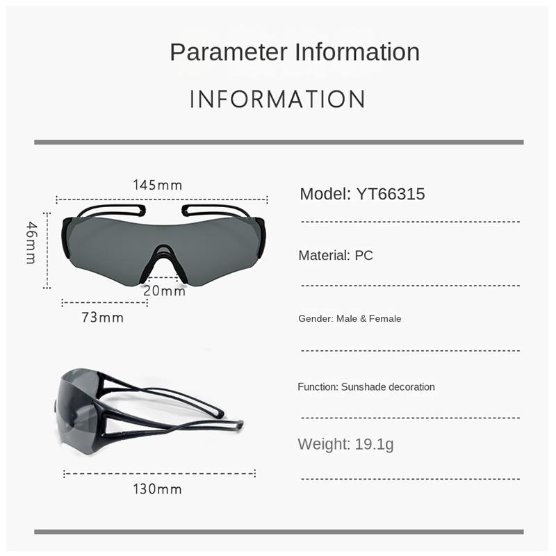 Fashion Sports Sunglasses Men Women UV400 Outdoor Cycling Running Driving Eyewear