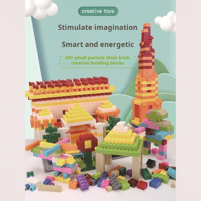 Building block assembly toys, internet famous small particles, loose for children of both genders, compatible with 6-12 yea