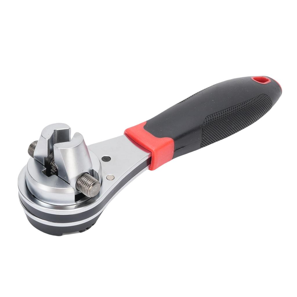 Verstellbarer Ratschenschlüssel für 6 22mm Schraube Tragbarer Multifunktionsschlüssel mit rutschfestem Griff