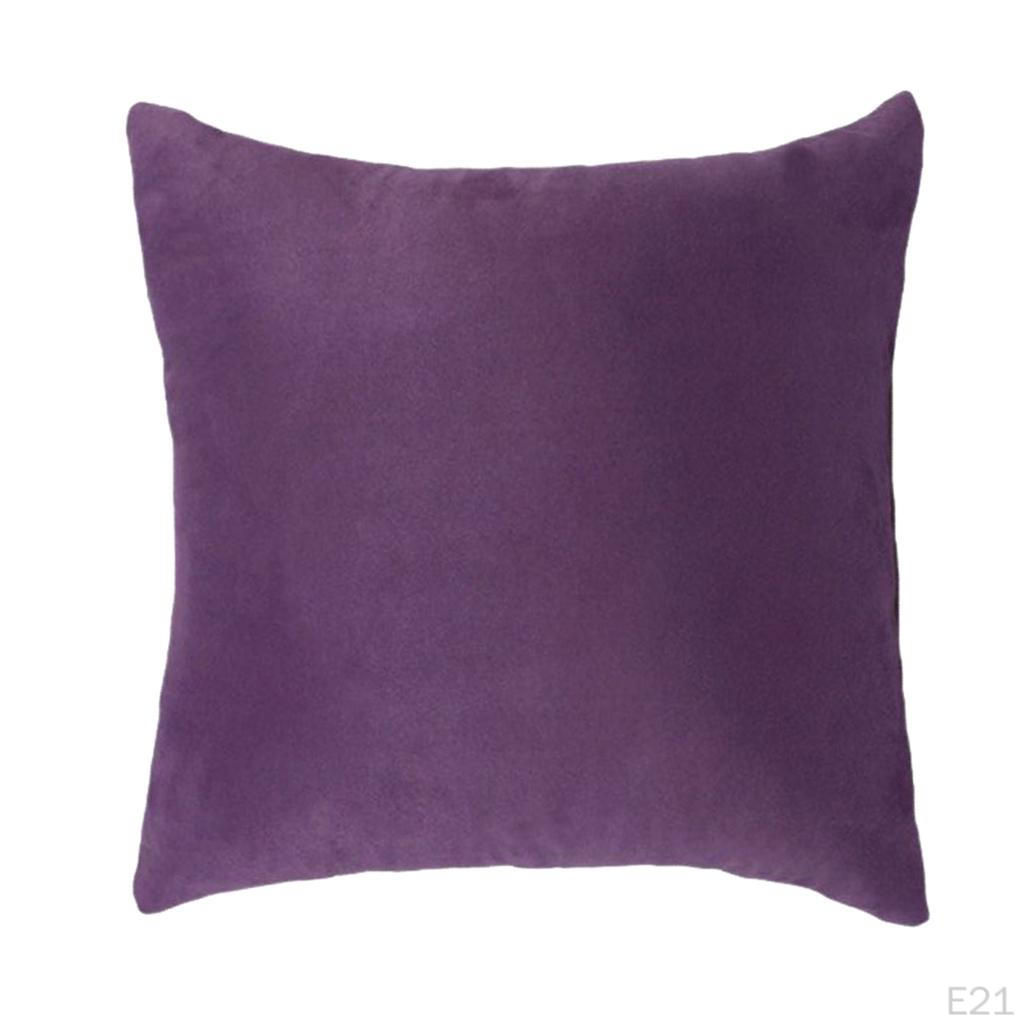 Soild Decorative Square Throw Covers Set Cushion for Sofa Bedroom Car