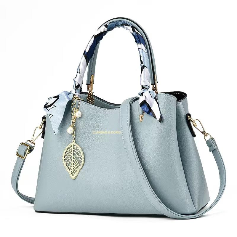 Sommer crossbody tote rød bryllupsgavepose, atmosfærisk håndholdt dameveske, enkel skulder