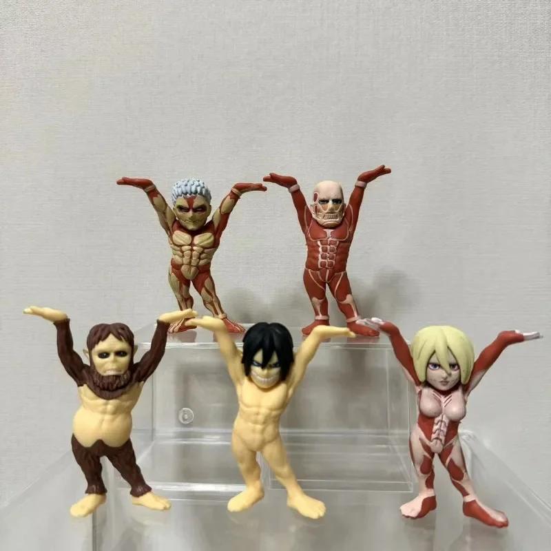 Attack on Titan Action Figure The Armored Titan Colossal The Female Anime Figure Model Ornaments Toys