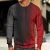 Men's Round Neck Tops Men's Casual Fashion Long Sleeve O Neck Pullover