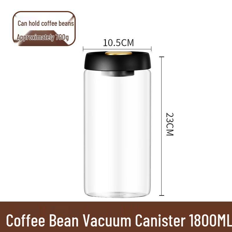 Glass Vacuum Sealed Food Storage Jar