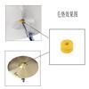 IRIN 20 Stück/Set Farbige Becken Filzunterlage Schlaginstrument Zubehör Musikteile Beckenscheiben Filzunterlage Gong Schutz Set
