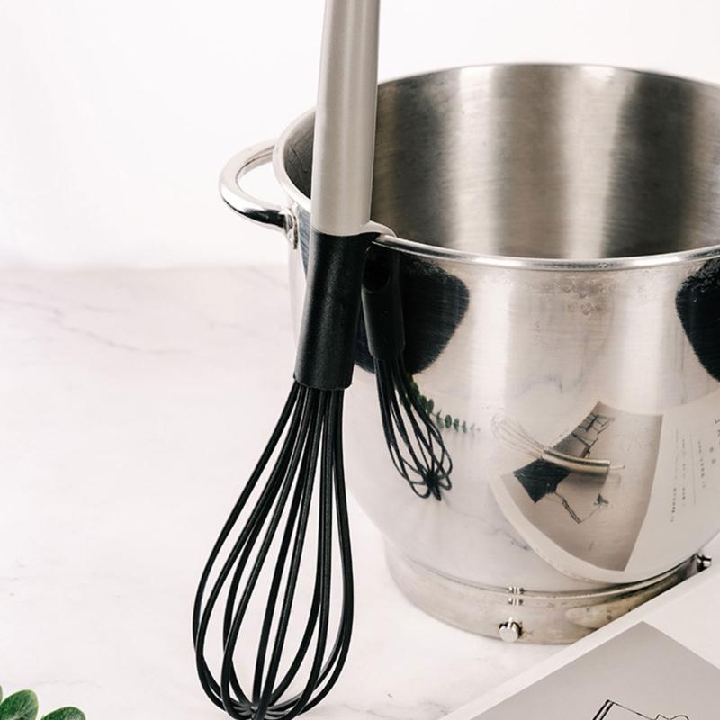 Portable Nylon Whisk Portable Manual Beaters Ideal For Mixing Eggs, Batter, And Cream Without Scratching Cookware