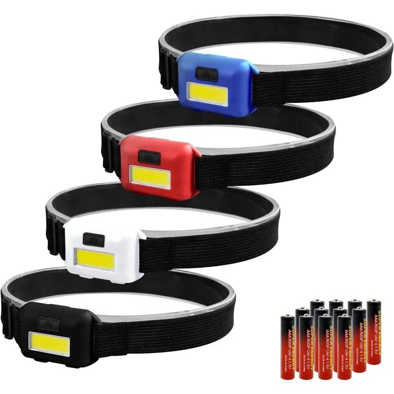 Mini COB Headlight LED Headtorch Waterproof Headlamp Head Flashlight Torch Lanterna For Outdoor Work Camping Fishing Riding