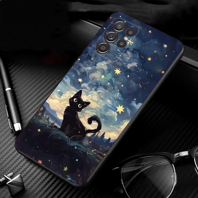 

Lovely Cat Phone Case For Samsung Galaxy S25 S24 S23 S22 S21 Ultra S24 S23 S22 S21 S25 Plus S24 S25 FE S21 Plus