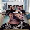 Anuel AA Real Hasta La Muerte Duvet Cover Pillowcase Bedding Set Boy Girl Bedroom Decoration Children Single Double Large Size
