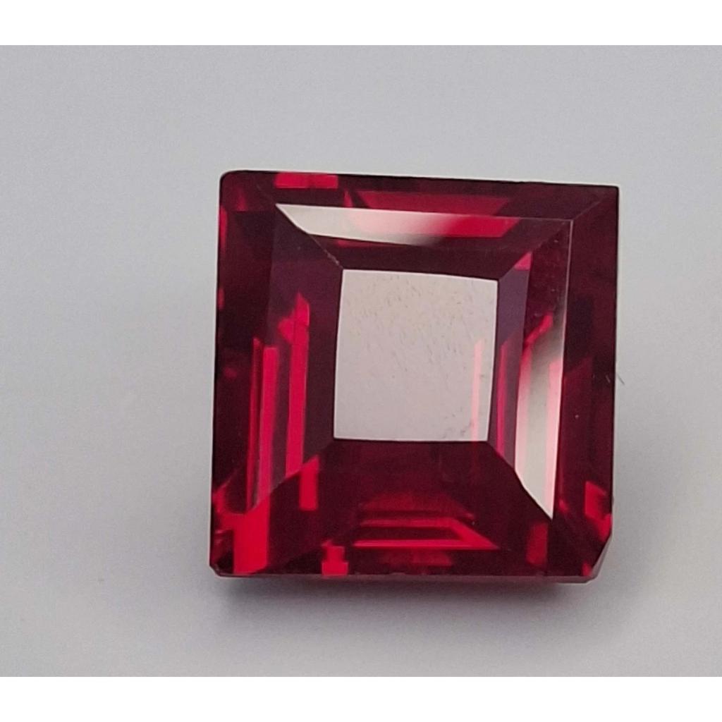Natural Red Ruby Mozambique 9-11 Ct Princess Cut Certified Stunning Gemstone